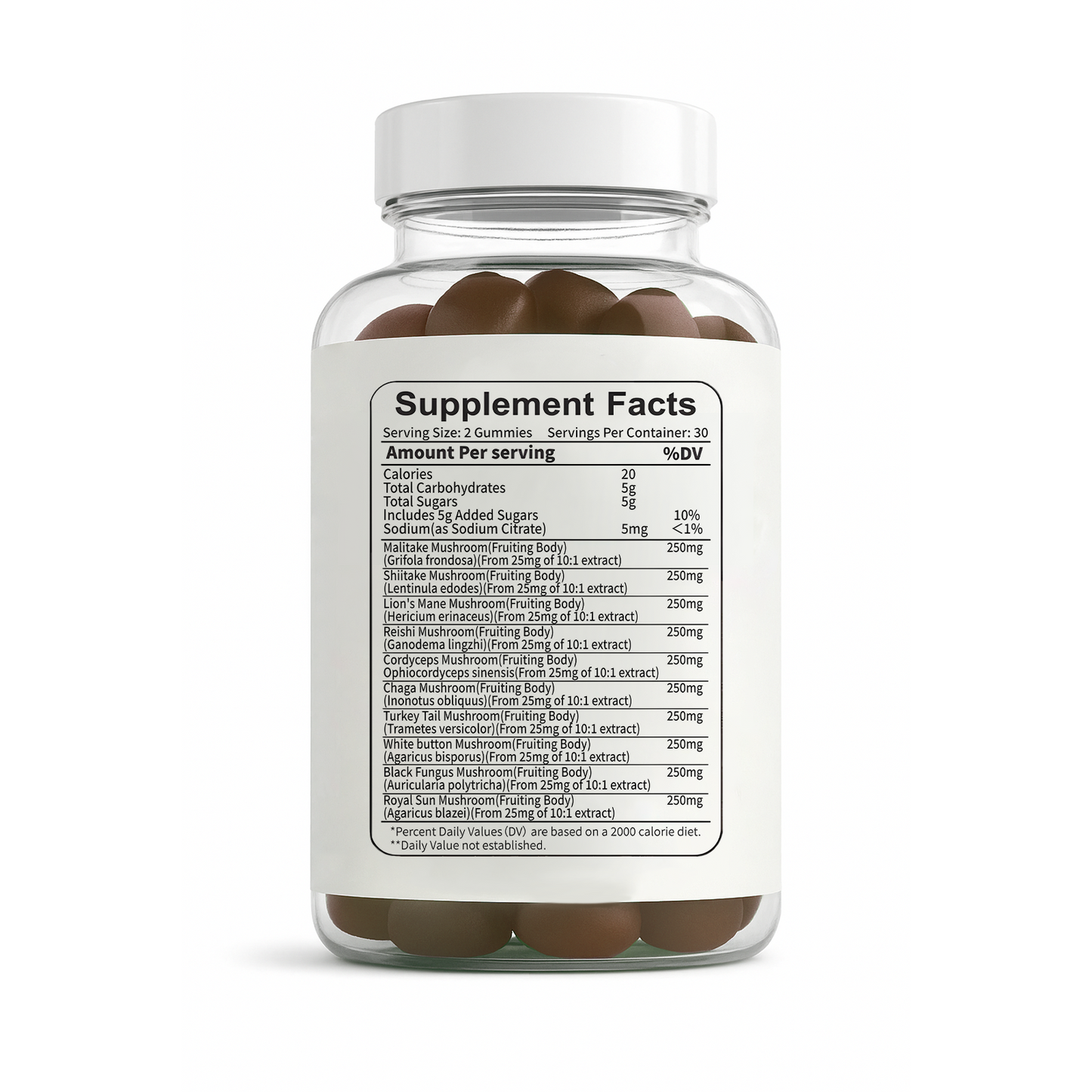 Luvost ShroomZoom All-In-One Mushroom Gummies