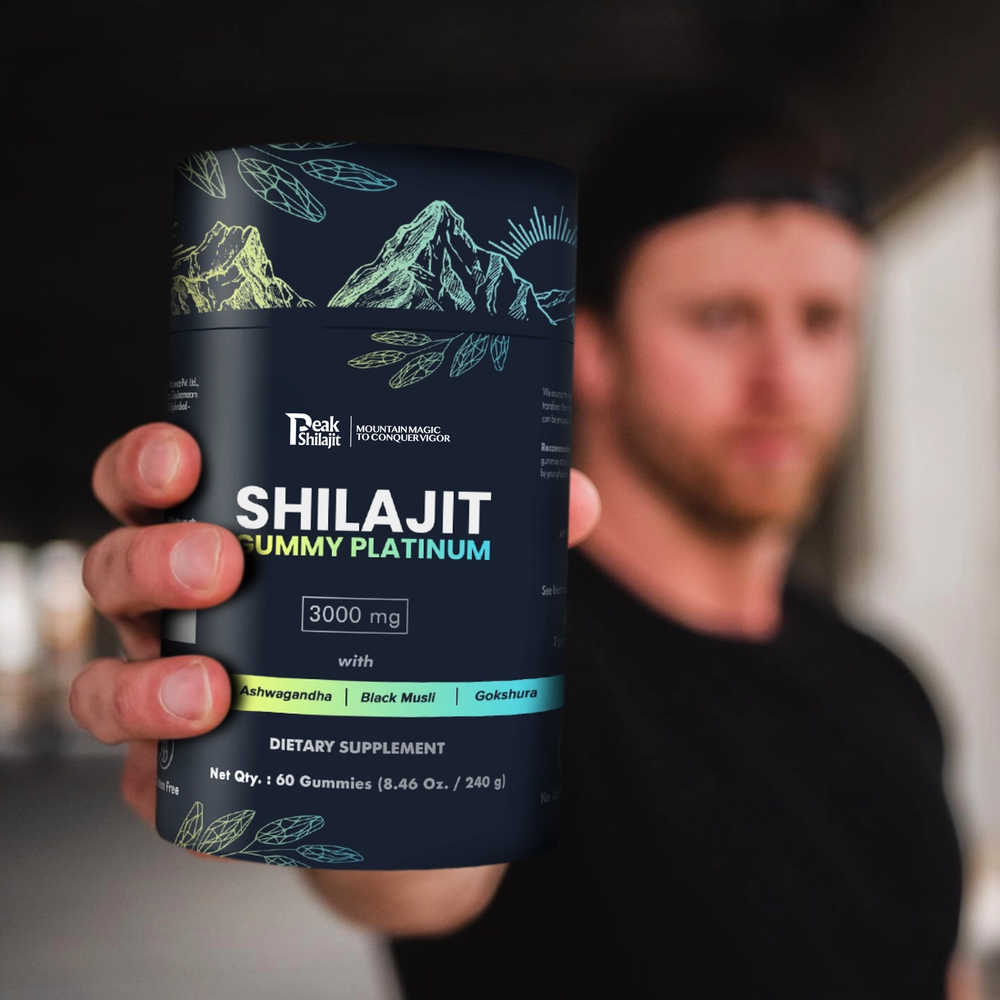PEAKSHILAJIT 100% SHILAJIT GUMMY PLATINUM