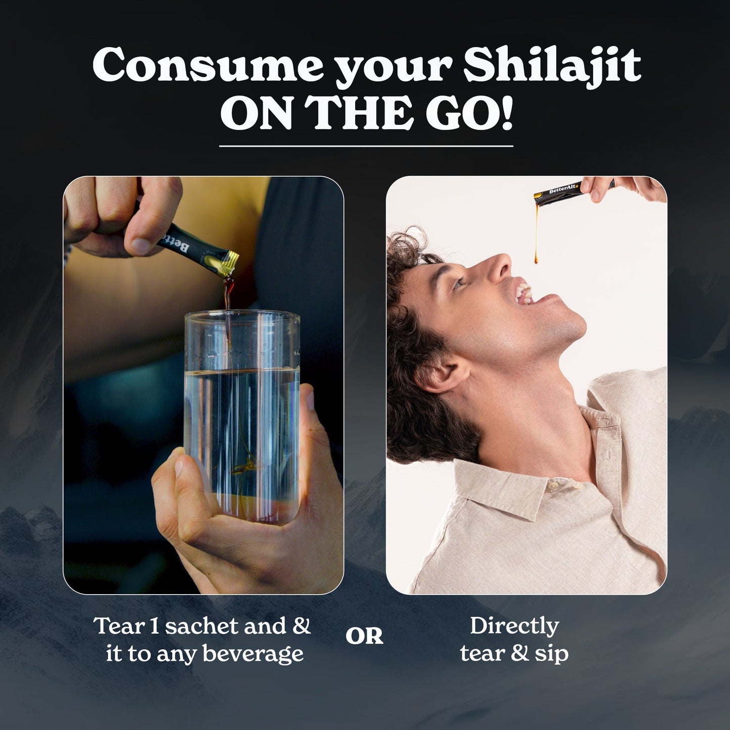 DRIXORA™ GOLD+ Shilajit Honey Sticks