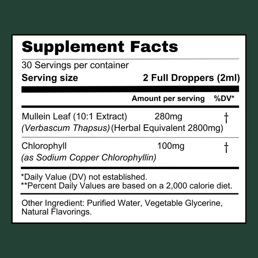 ChicAddOns Mullein™ + Chlorophyll