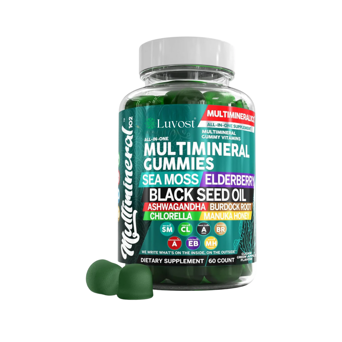 Luvost Multimineral Sea Moss Gummies