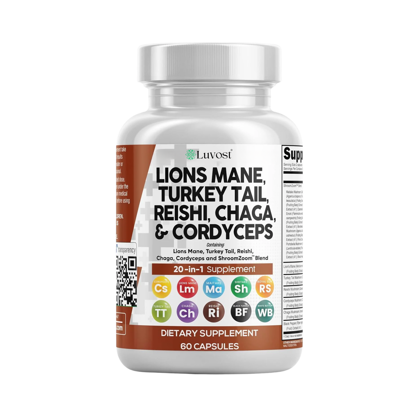 Luvost Shroomzoom™ Mushroom Supplement