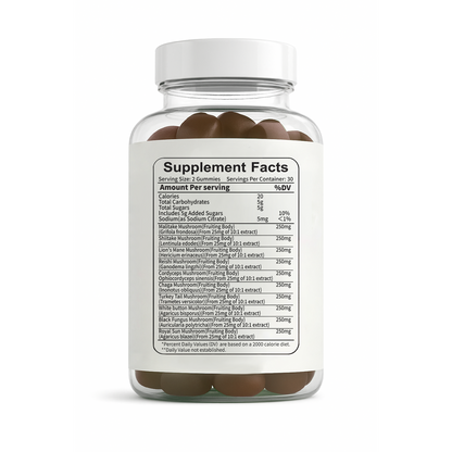 Luvost ShroomZoom All-In-One Mushroom Gummies