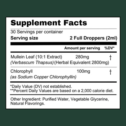 ChicAddOns Mullein™ + Chlorophyll